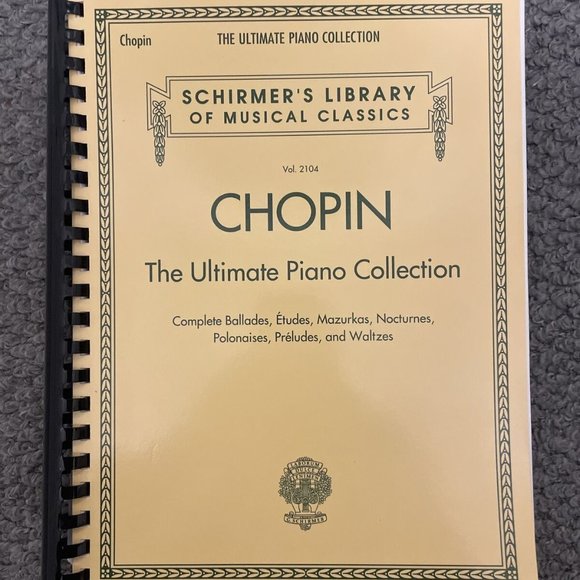 Chopin: The Ultimate Piano Collection Sheet Music Schirmer Library 050498738 - Picture 1 of 2